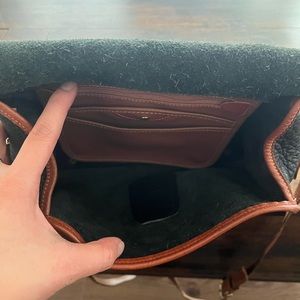 Vintage 80s Dooney and Burke surrey crossbody bag